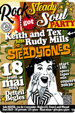 Keith and Tex feat Rudy Mills hosted by The Steadytones