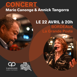 Mario Canonge et Annick Tangorra