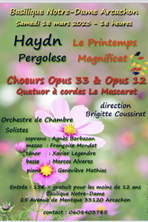 Haydn Le Printemps Pergolese Magnificat 