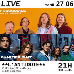 FROGCODILE + QUARTIER CHAT LIVE