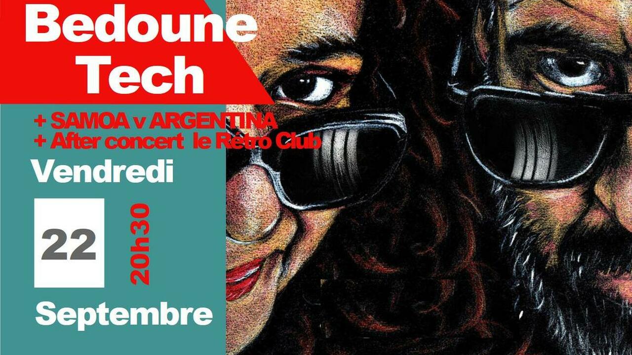 Bedoune Tech + rugby + after concert