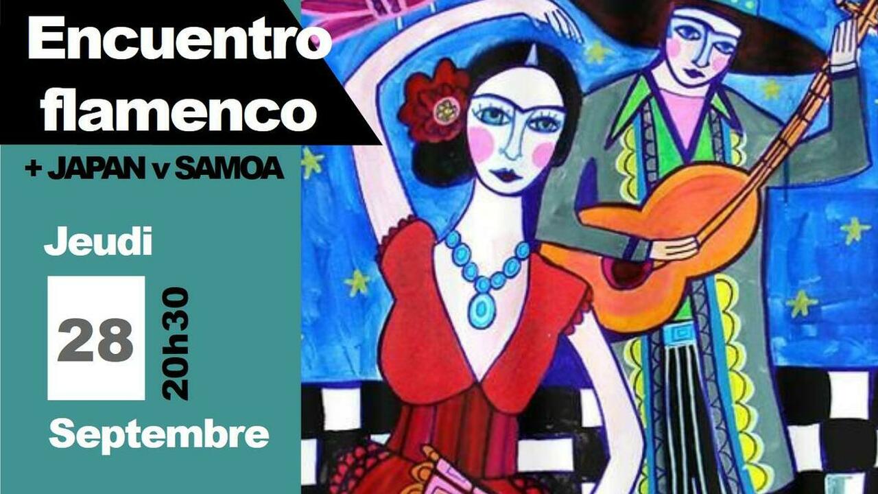 Encuentro Flamenco Caroline David + rugby