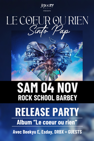 Sinto Pap - Release Party  + Beekuy E + Esday + DRBX