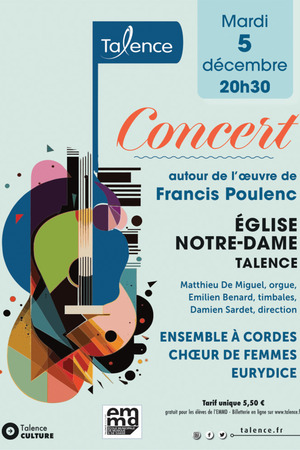 Concert autour de l'oeuvre de Francis Poulenc