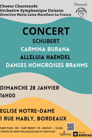 Concert chœur et orchestre symphonique