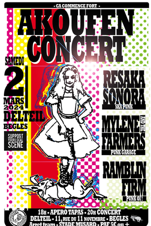 RESAKA SONORA + MYLENE & THE FARMERS + RAMBLIN’ FIRM