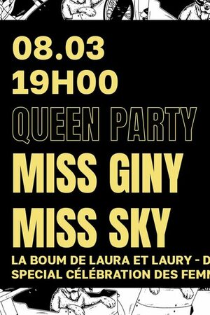 Queen Party – Miss Giny & Miss Sky DJ set