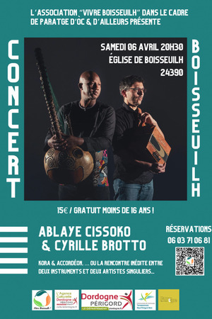 Ablaye Cissoko & Cyrille Brotto en concert