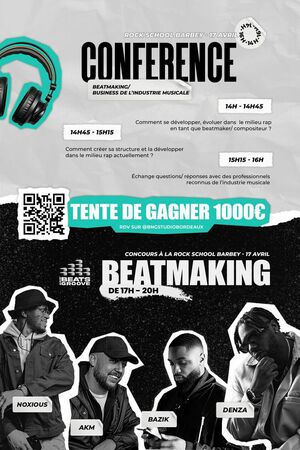 Conférence : beatmaking / business de l’industrie musicale