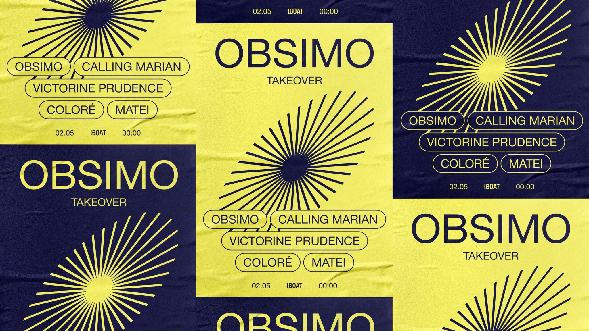 Club ☼ OBSIMO takeover x Calling Marian • COLORÉ • Matei • Victorine Prudence