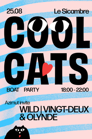 COOL CATS BOAT PARTY - AZIMUT INVITE WILD