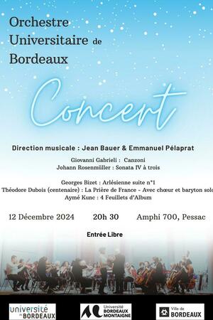 Concert de l'Orchestre Universitaire de Bordeaux