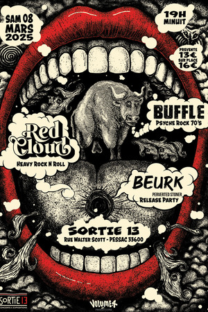 Beurk : Release Party + Red Cloud + Buffle