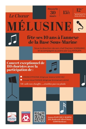 Le Chœur Mélusine fête ses 10 ans