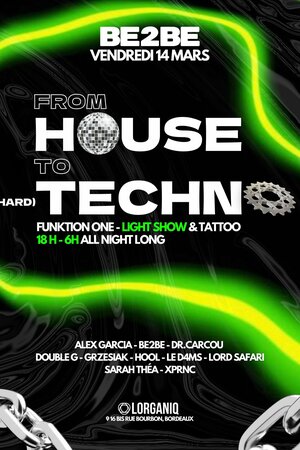 FROM HOUSE TO (HARD) TECHNO