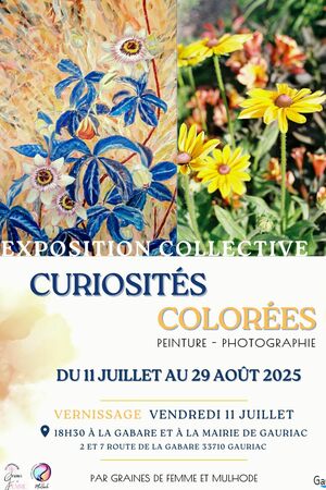 Curiosités Colorées, exposition collective peinture et photographie