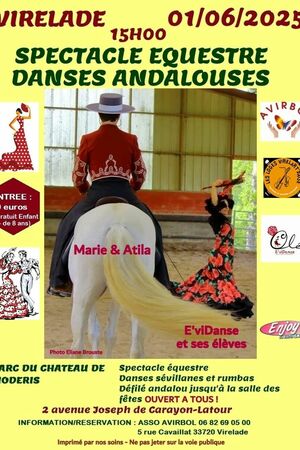[ANNULÉ] SPECTACLE EQUESTRE et DANSES ANDALOUSES