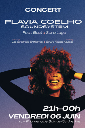 OCEAN DAYS : Flavia Coelho Soundsystel + De grands enfants + Bruit rose + Owlshake