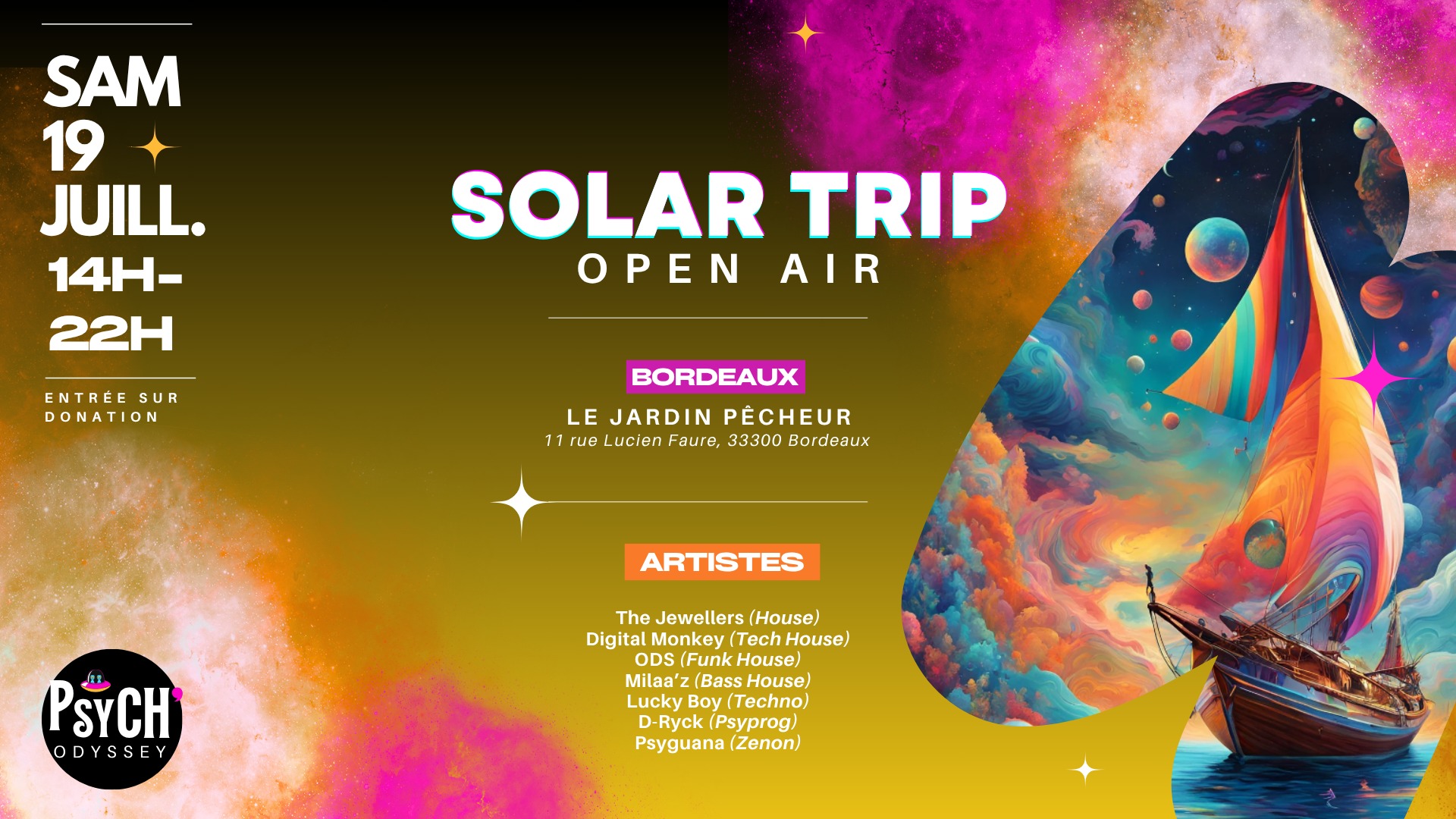SOLAR TRIP - OPEN AIR