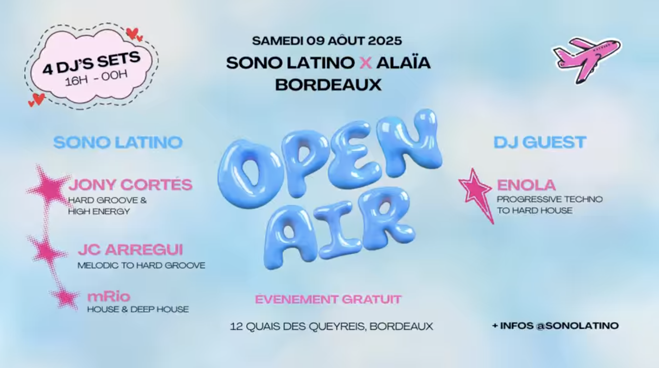 Sono Latino X Alaia Open Air