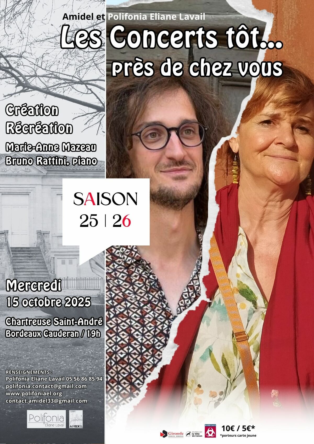 Concert tôt... Création Récréation