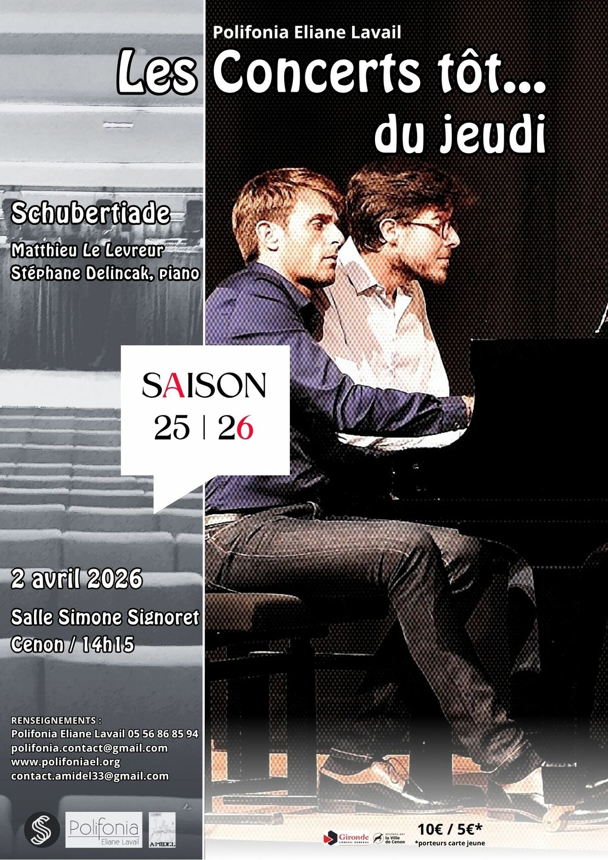 Concert tôt... Schubertiade