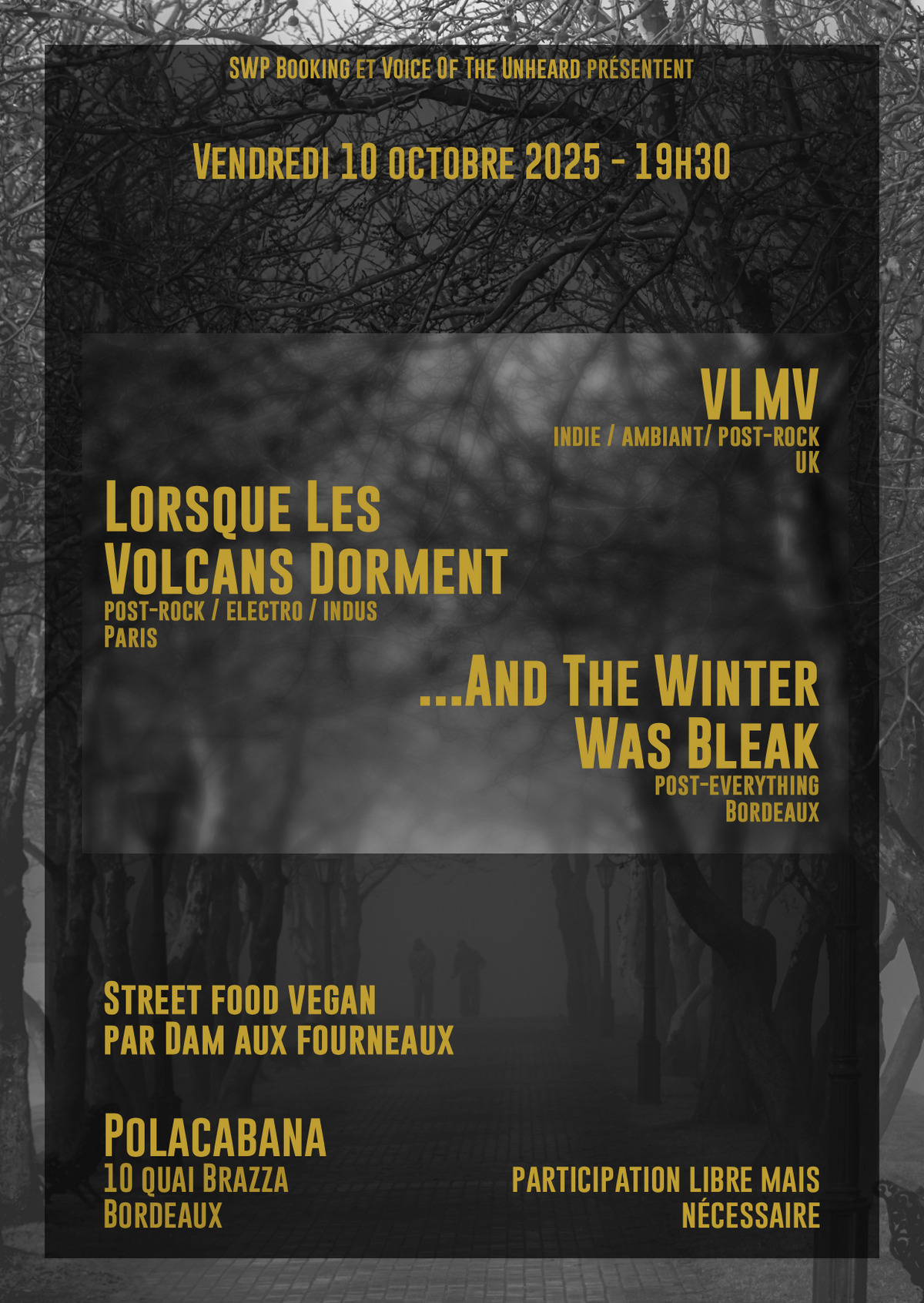 VLMV x Lorsque Les Volcans Dorment x ...And The Winter Was Bleak