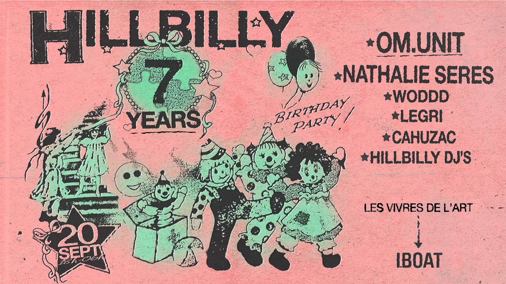 HILL BILLY - 7 YEARS W/ OM-UNIT, NATHALIE SERES, & MORE...