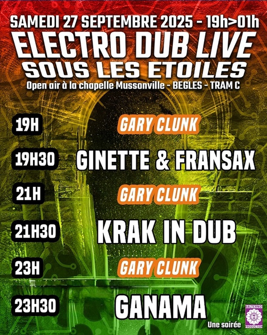 ELECTRO-DUB LIVE SOUS LES ETOILES - By Balterno!