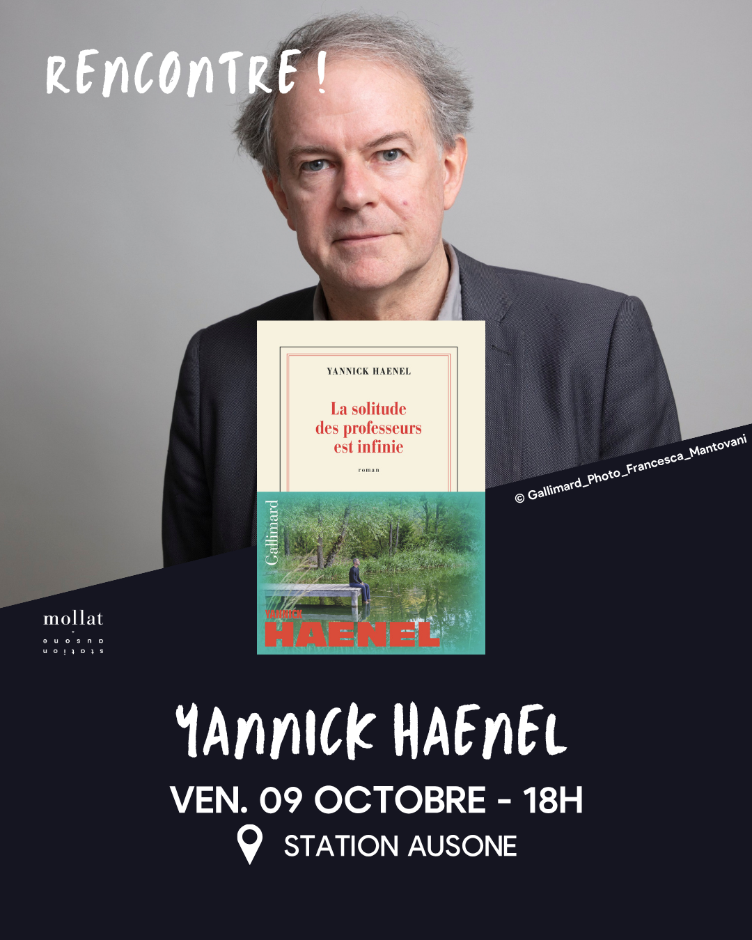 Rencontre avec Yannick Haenel