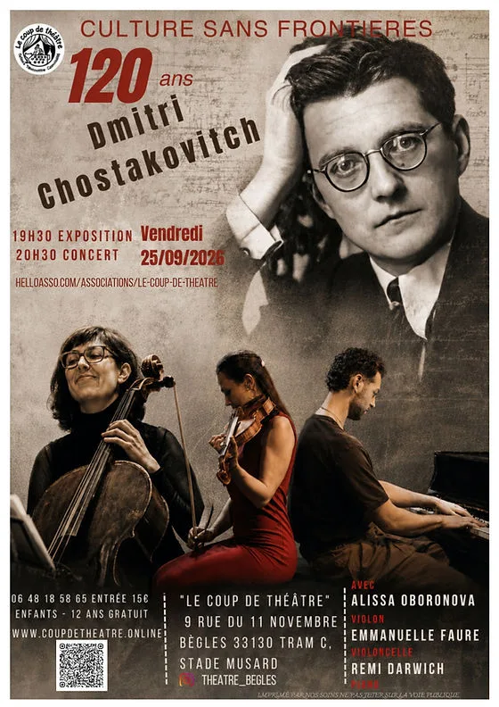 "L'Ombre et la Lumière"  Hommage pour les 120 ans de Dmitri Chostakovitch