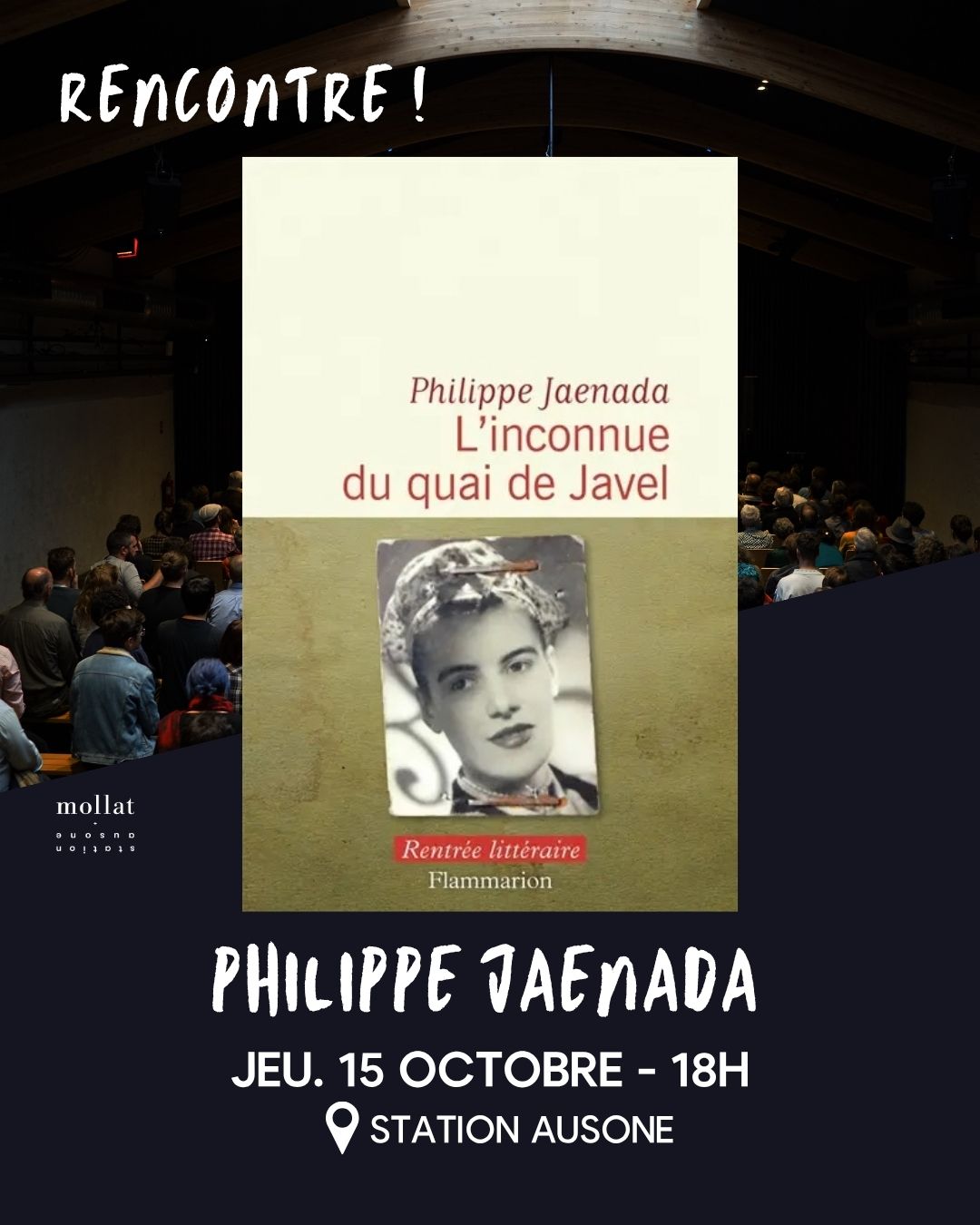 Rencontre avec Philippe Jaenada