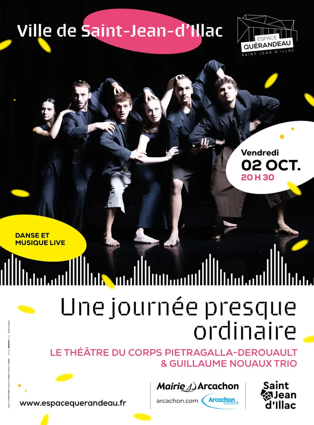 Une journée presque ordinaire / Théâtre du Corps Pietragalla - Derouault & Guillaume Nouaux Trio