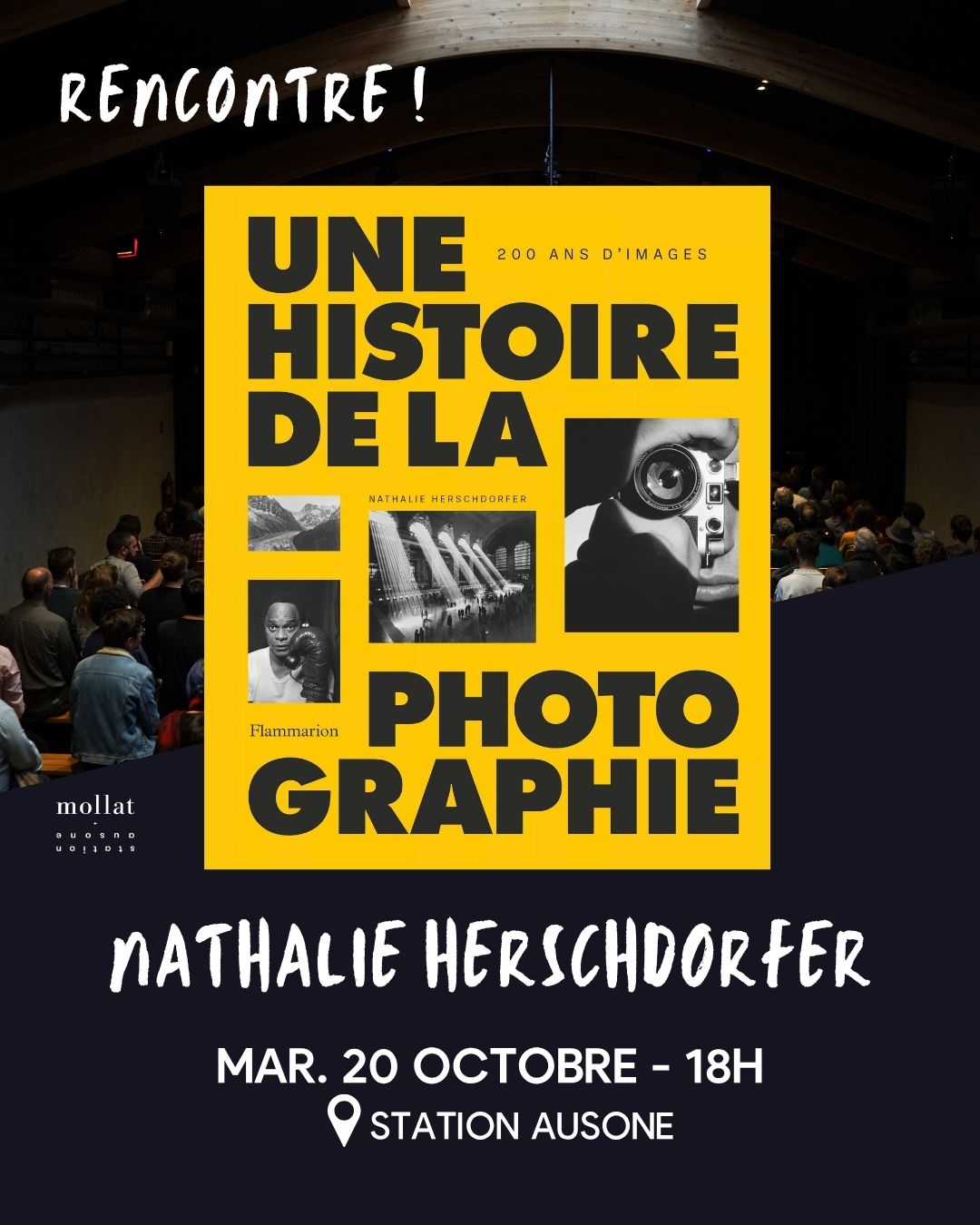 Soirée bicentenaire de la photographie avec Nathalie Herschdorfer