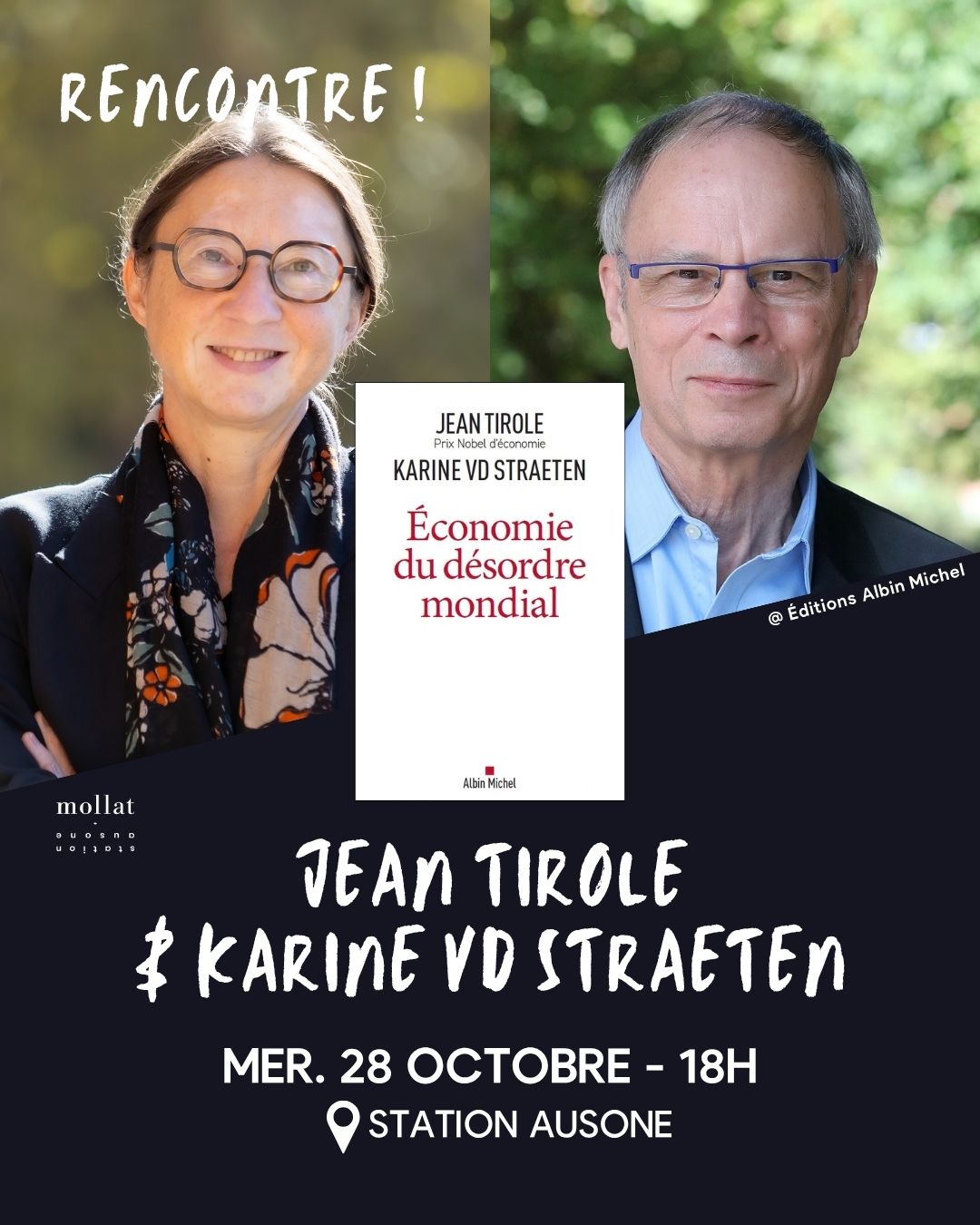 Rencontre avec Jean Tirole & Karine Van der Straeten