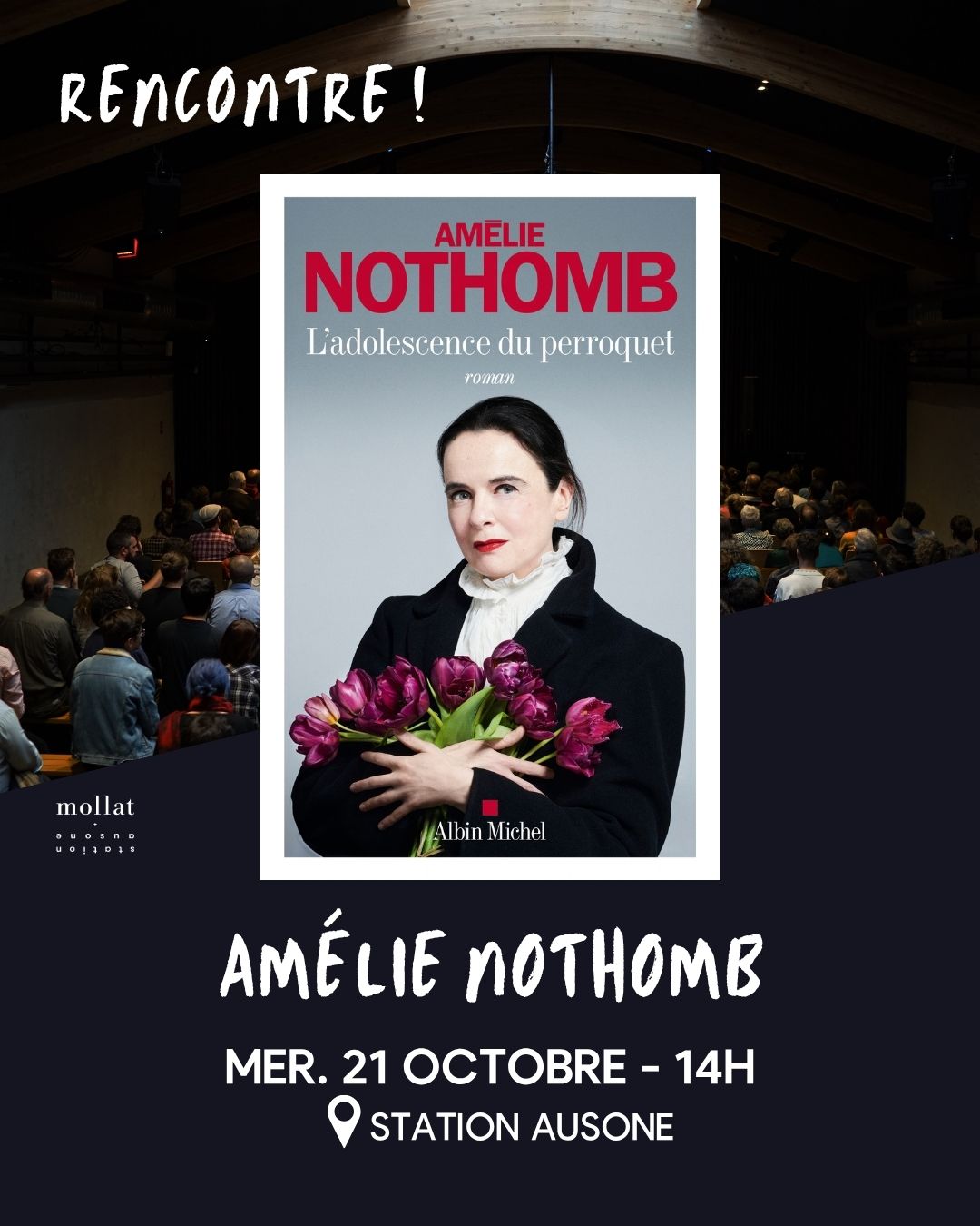 Rencontre avec Amélie Nothomb