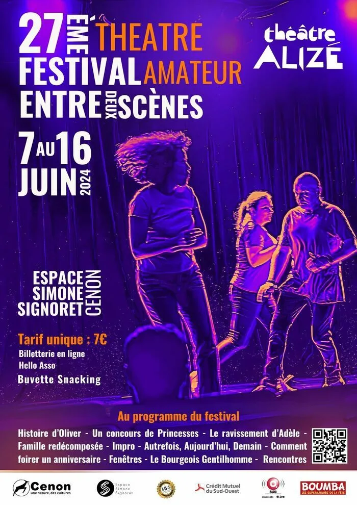 27ème festival Entre Deux Scènes du Théâtre Alizé