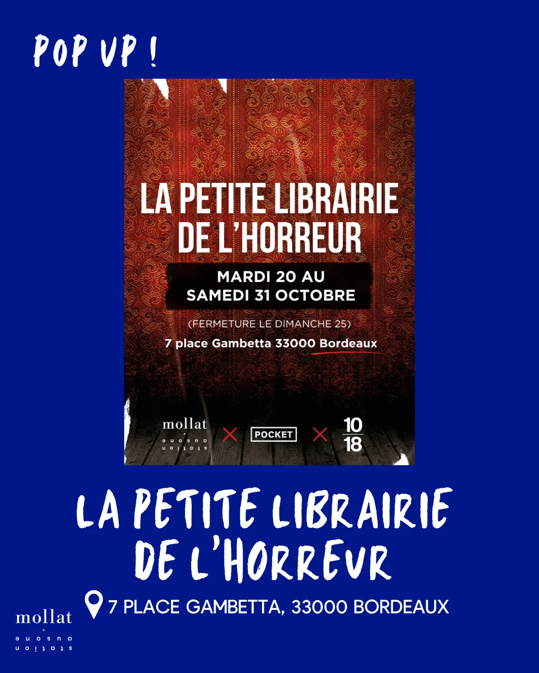 La petite librairie de l'horreur