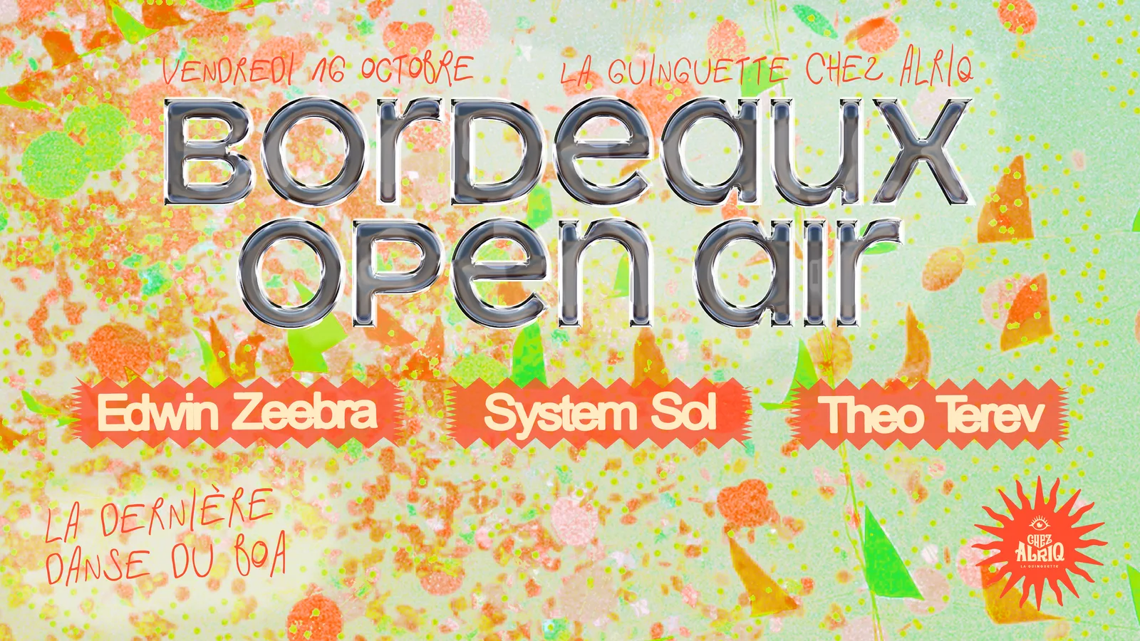 CLOSING - Bordeaux Open Air x Chez Alriq