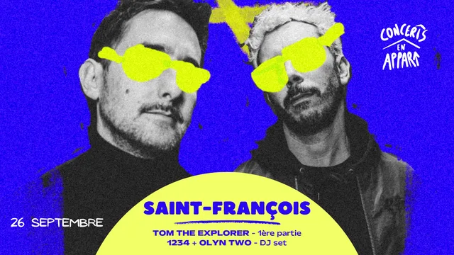 Concert en Appart | Saint François + Tom The Explorer + DJ Sets 1234 + Olyn Two