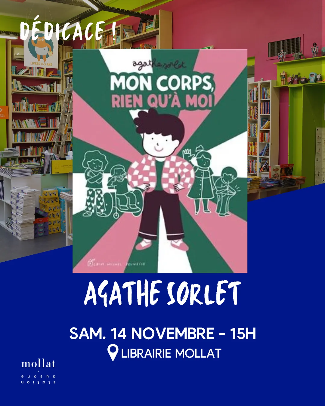Dédicace d'Agathe Sorlet