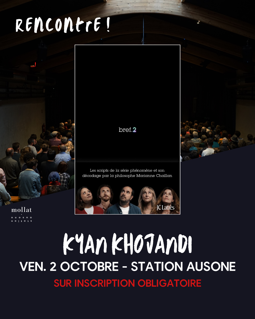 Rencontre avec Kyan Khojandi (sur inscription)