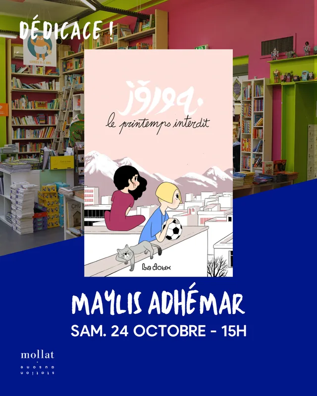 Dédicace de Maylis Adhémar