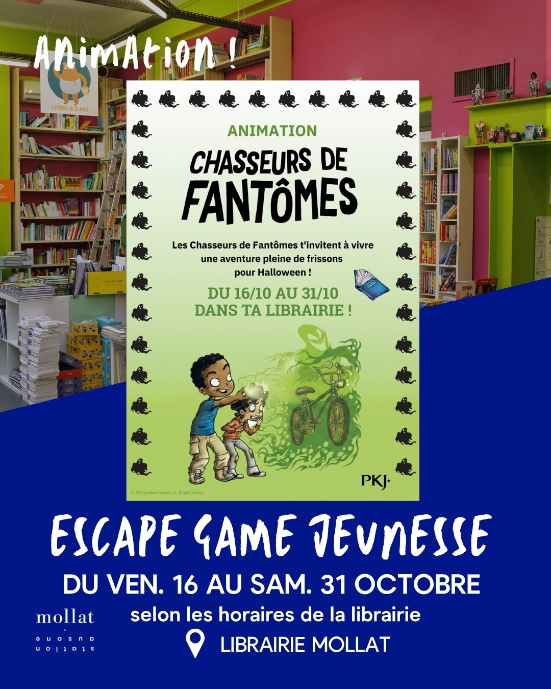 Escape game jeunesse : Chasseurs de Fantômes
