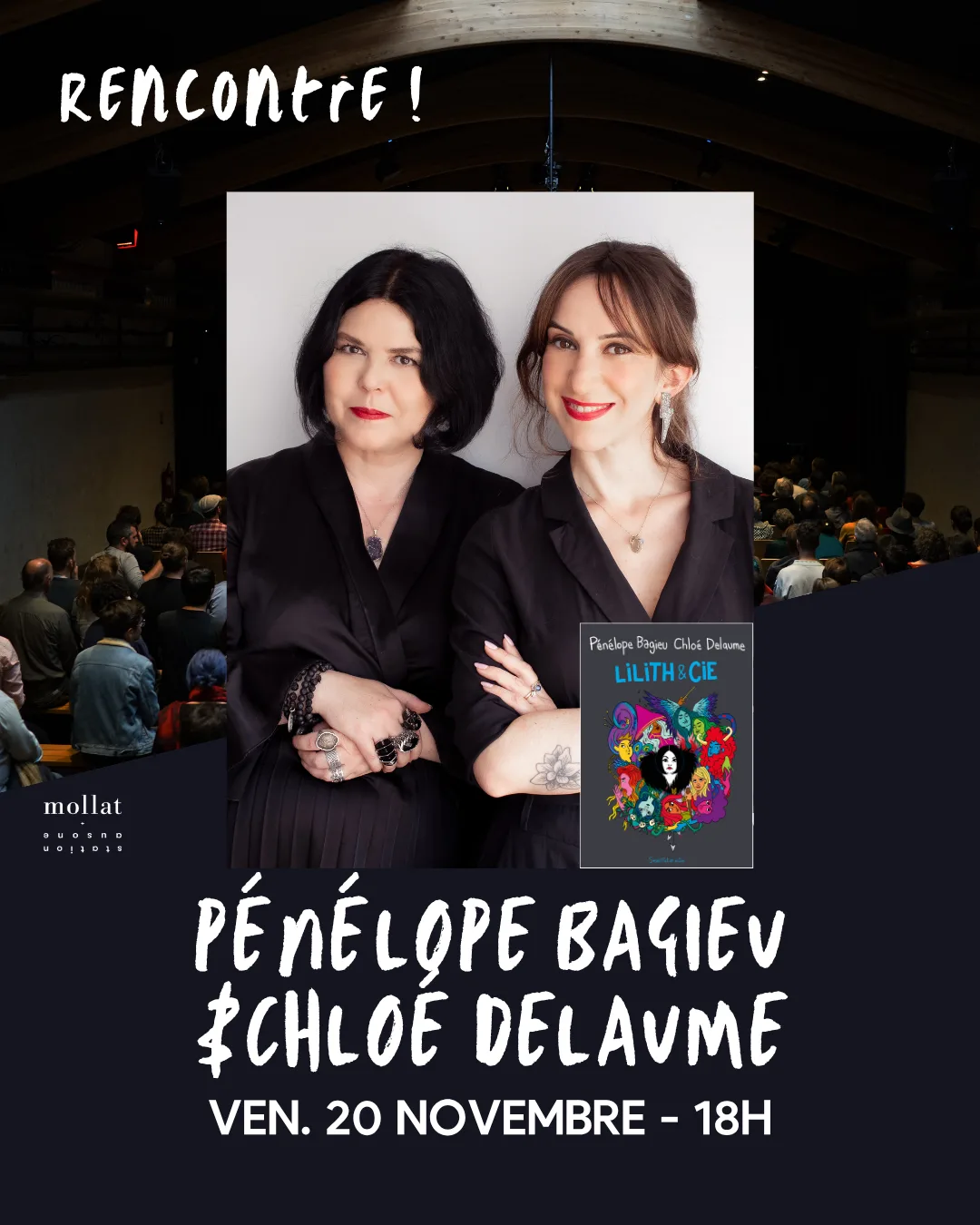 Rencontre avec Pénélope Bagieu et Chloé Delaume