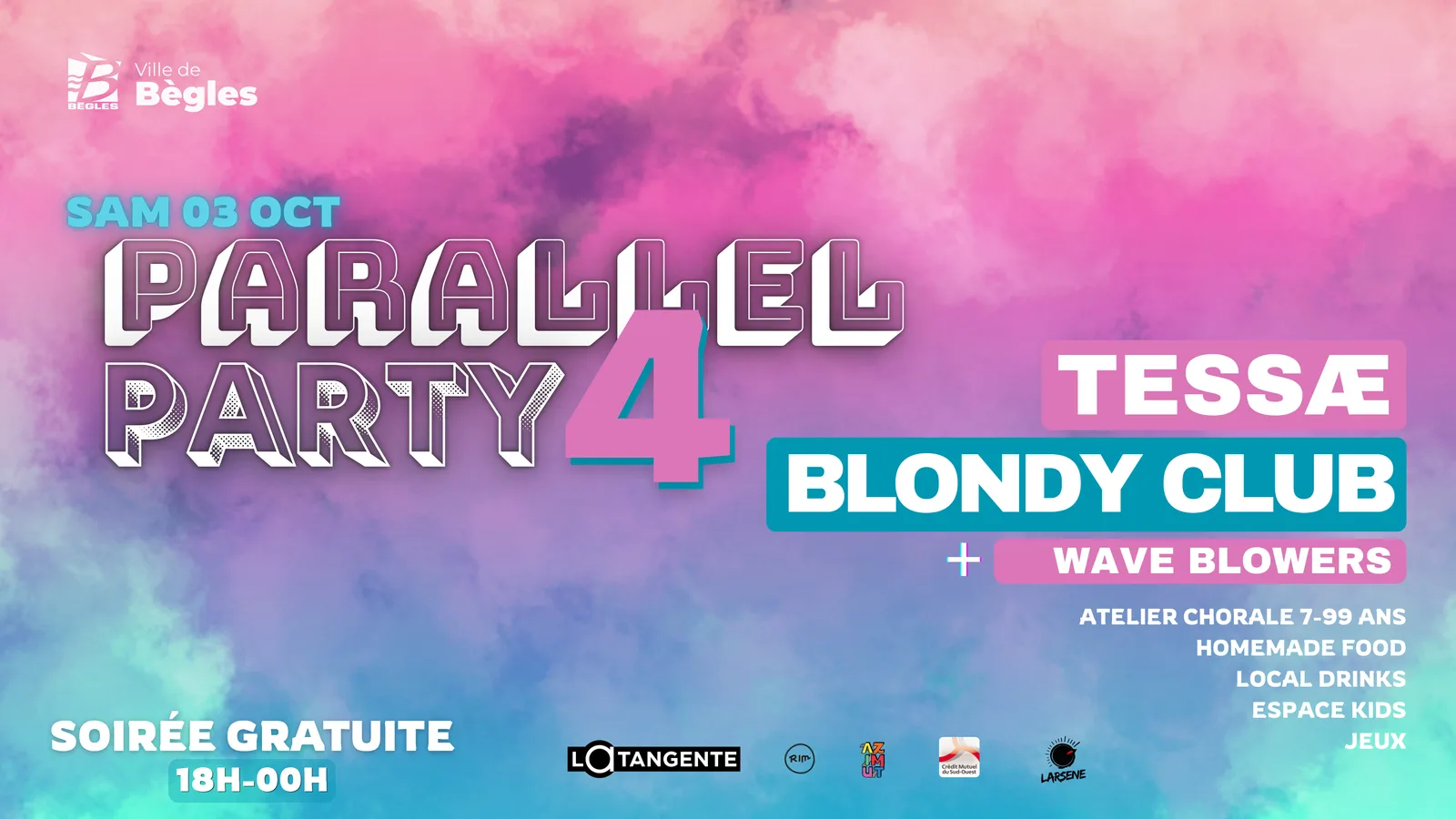 Parallel Party 4 - Tessae x Blondy Club x Wave Blowers