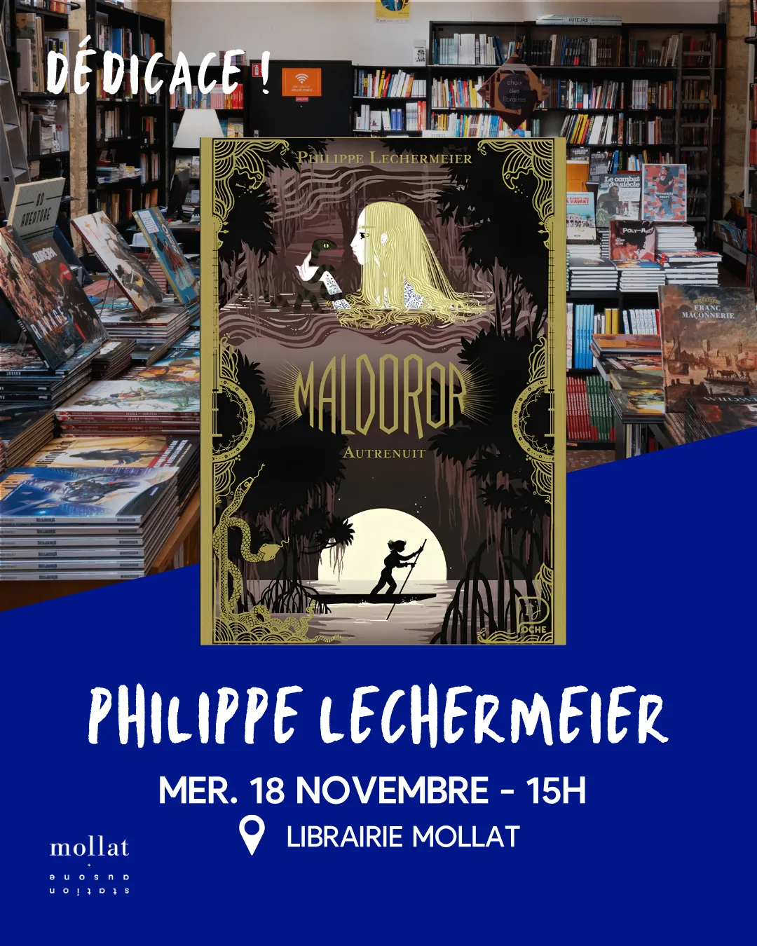 Dédicace de Philippe Lechermeier