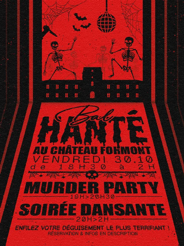 Bal hanté d'Halloween au Château Formont