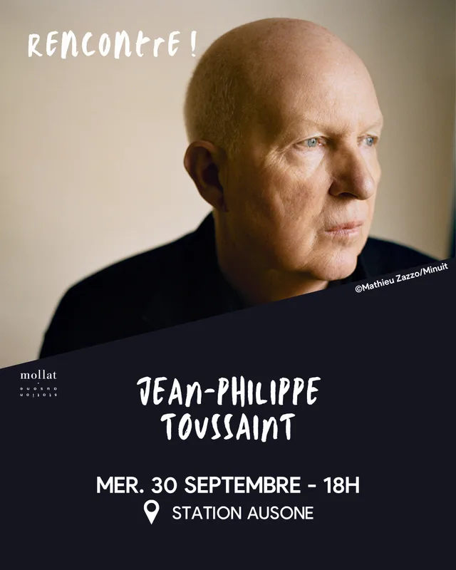 Rencontre avec Jean-Philippe Toussaint
