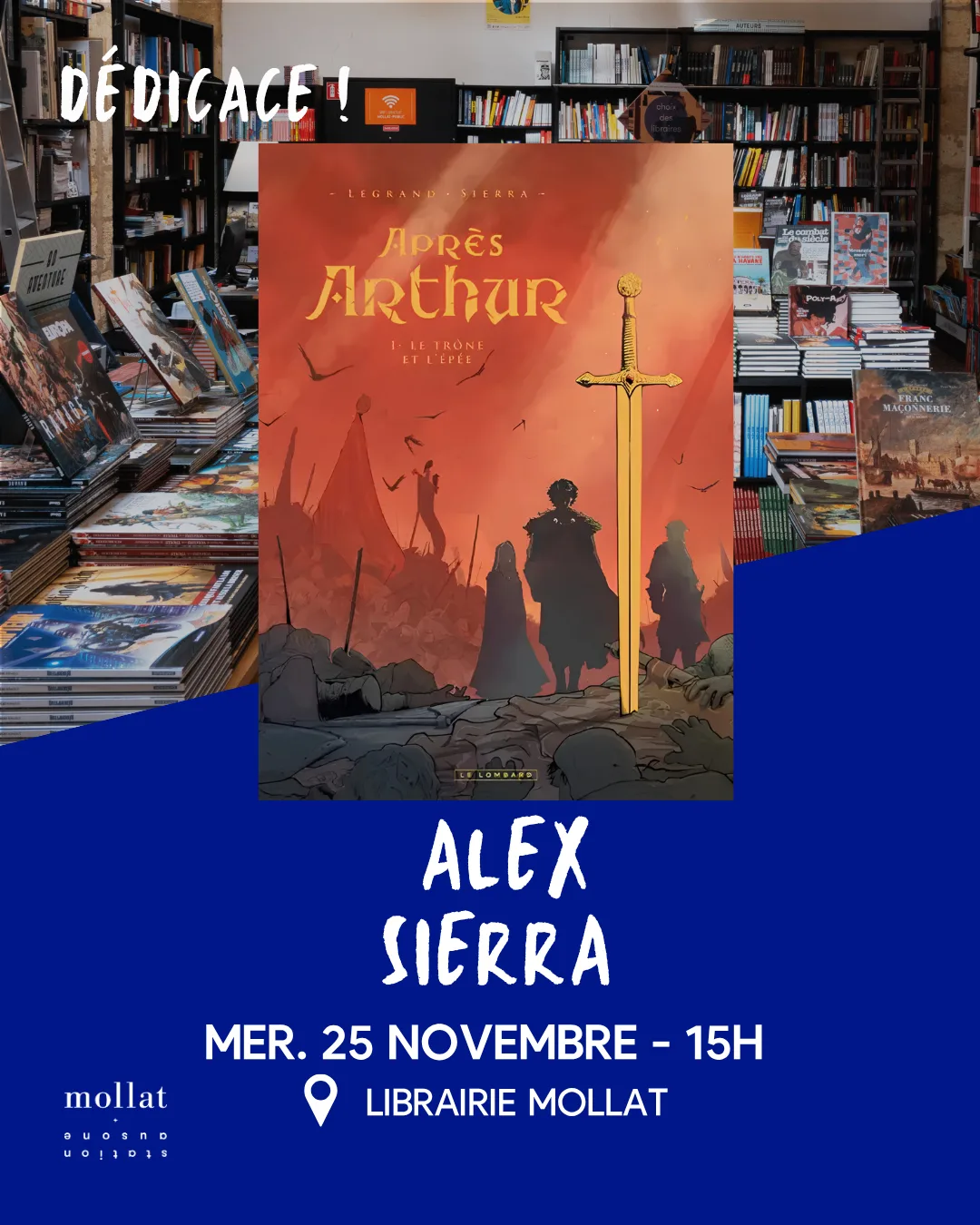 Dédicace de Alex Sierra